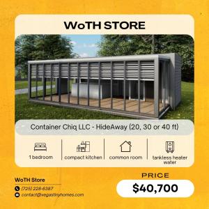 Container Chiq LLC - HideAway (20, 30 or 40 ft)