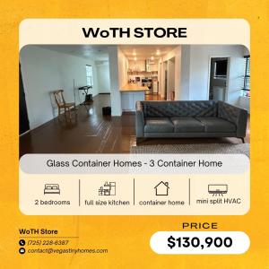 Glass Container Homes - 3 Container Home