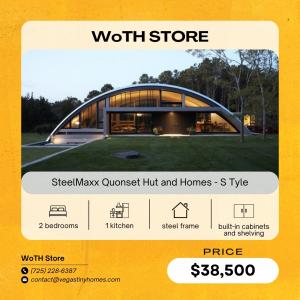 SteelMaxx Quonset Hut and Homes - S Tyle