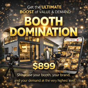 TINY HOMES TRADESHOW | Booth Domination Package | Tier 3