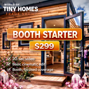 TINY HOMES TRADESHOW | Basic Content Package | Tier 1