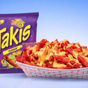 Takis with Nacho Cheese